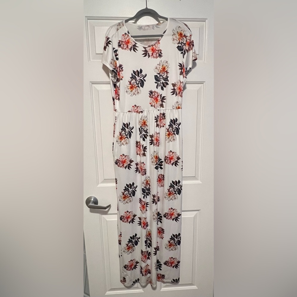 Maxi Dress, Floral, XL